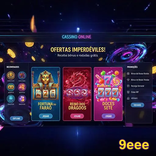Tela do aplicativo 9eee com interface intuitiva